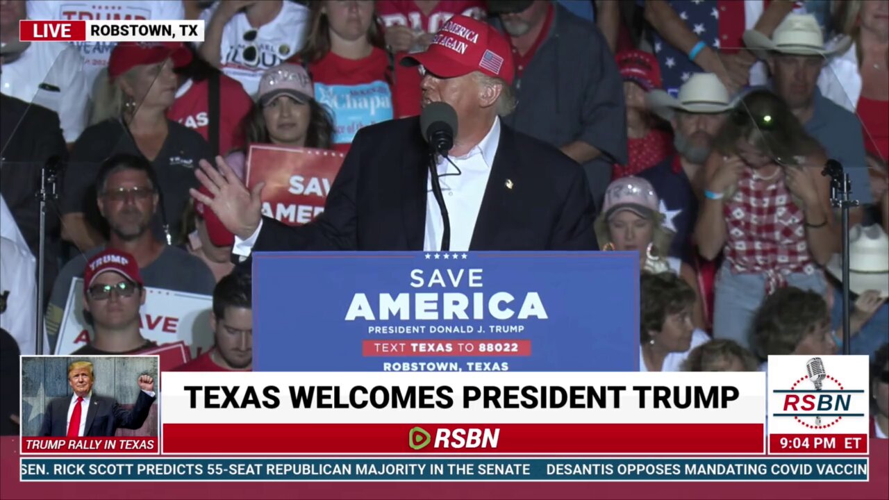 FULL SPEECH: President Donald J. Trump's Speech - Save America Rally in Robstown, TX 22/10/22