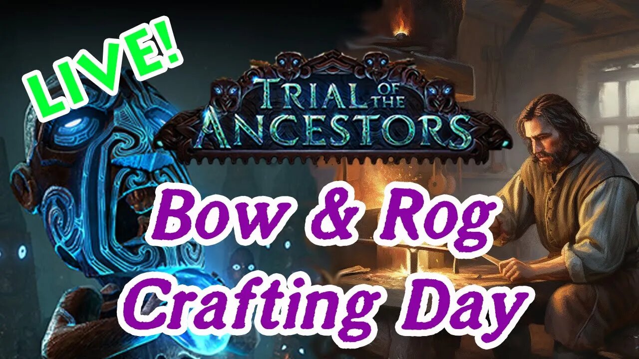 Crafting an endgame Toxic Rain Bow, and crafting with Rog.