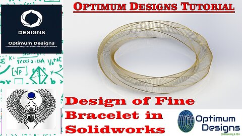 SolidWorks Tutorial~How to design Mobius bracelet in Solidworks