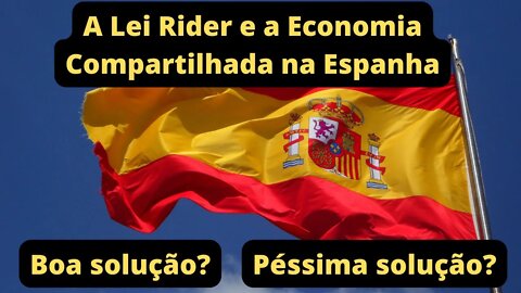 A Lei Rider e a economia compartilhada na Espanha