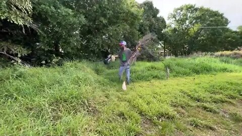 NOBODY = would = mow = this = NIGHTMARE = of = a = yard = for = this = KIND = lady = SO = I = DID =