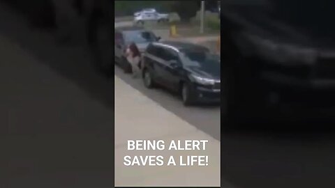 BEING ALERT SAVES A LIFE! An Illinois police school officer saves child. #preparedness