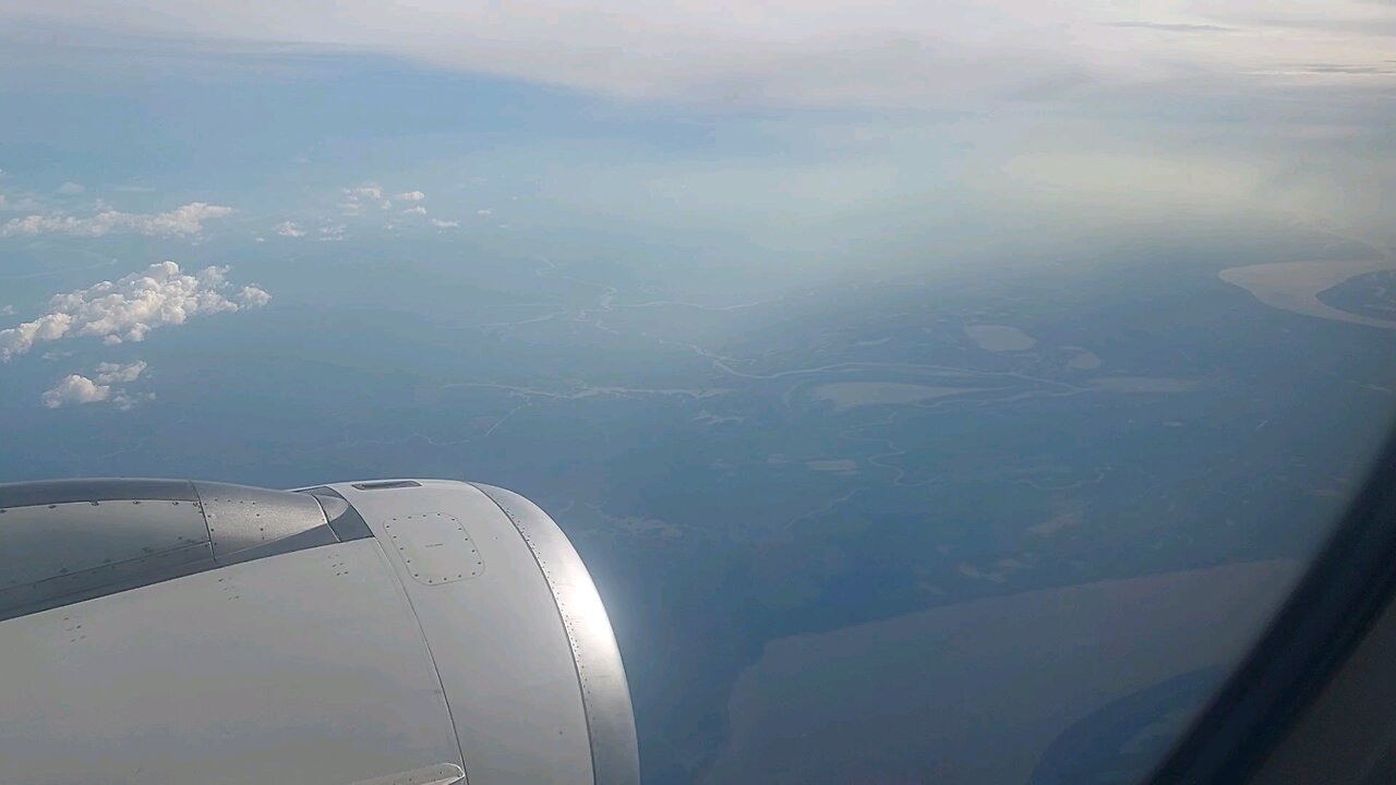 Minutes prior landing in Manaus