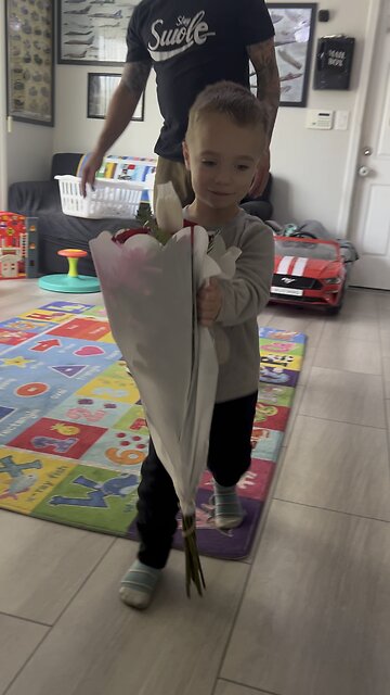 The first person a boy learns to love is his mother and the first role model a boy has is his father