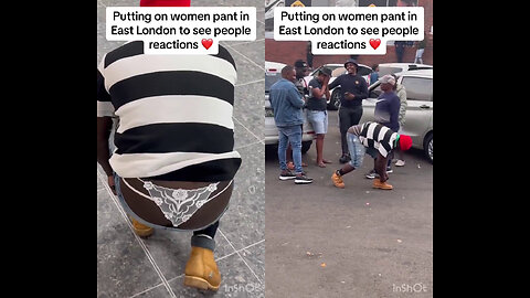 Putting on Women's Pants in London to see their Reaction