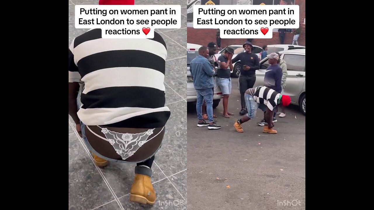 Putting on Women's Pants in London to see their Reaction