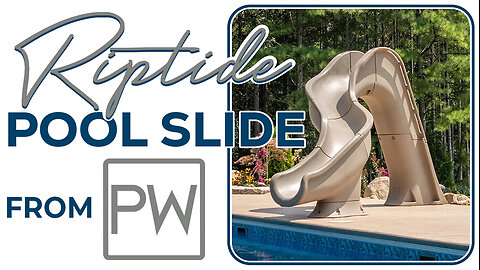 The Riptide Pool Slide | Pool Warehouse