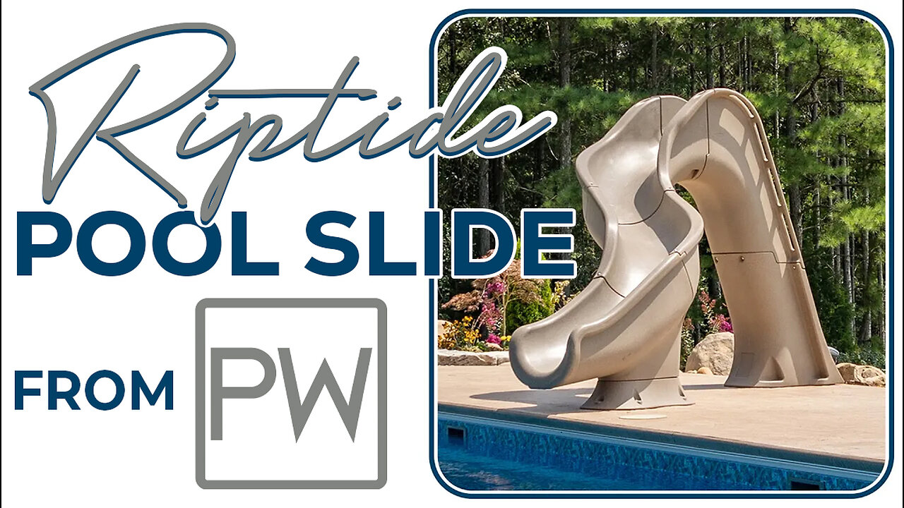 The Riptide Pool Slide | Pool Warehouse