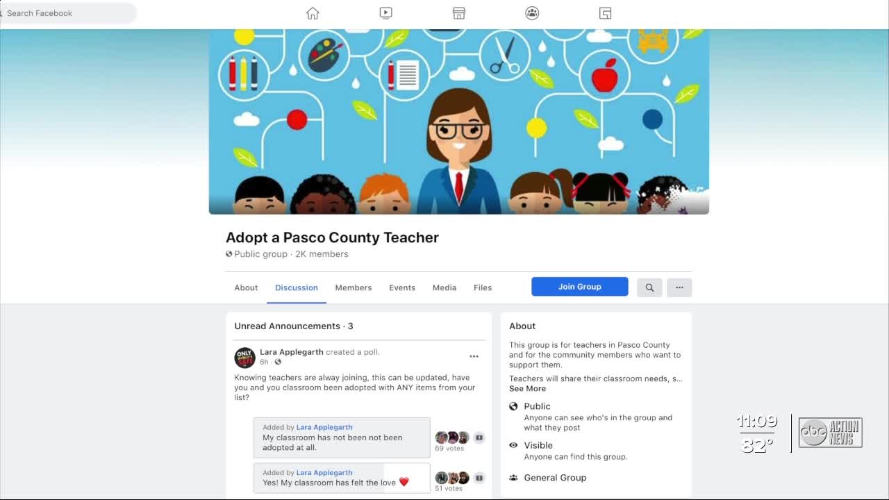 'Adopt-a-Teacher' effort expands to Pasco County