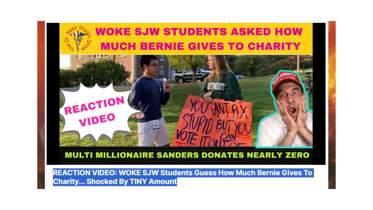 WOKE SJW Students Think Bernie Sanders Gives Millions To Charity - Shocked By Tiny Amount He Gives