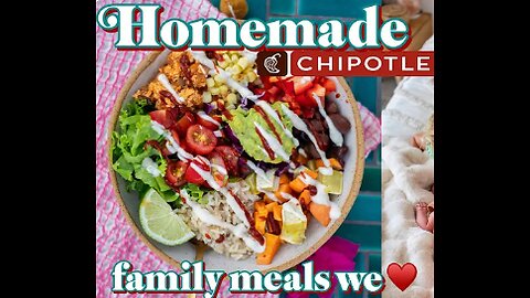 Delicious Homemade Chipotle Bowls w/ Sofritas