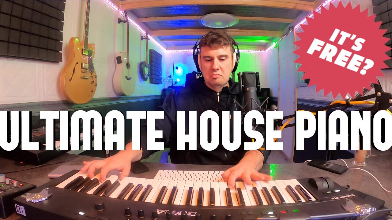 Making a Piano House track with the ULTIMATE piano sound!