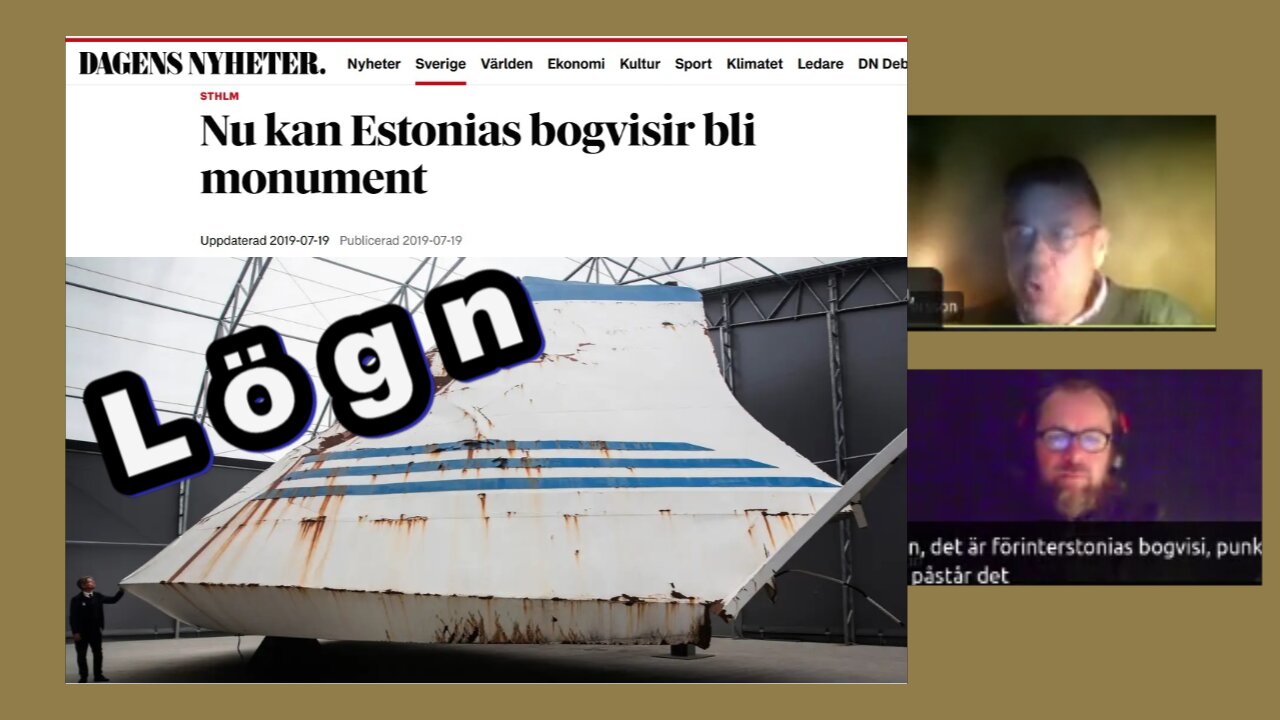 Gustavsson begriper ej att "Bogvisiret aldrig lossnade". Varför?