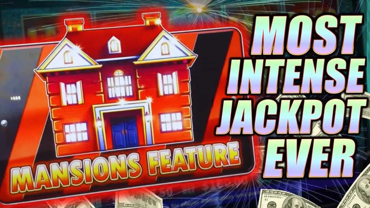 Most Intense MANSION Feature JACKPOT on Huff N More Puff Slot Run: MASSIVE 5 Digit Handpay!