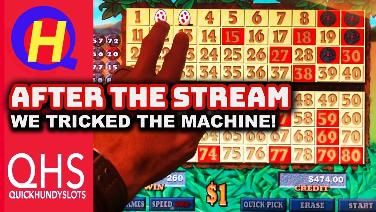 We Tricked the KENO Machine! Nice WIN on Caveman KENO after the stream! #KENONATION