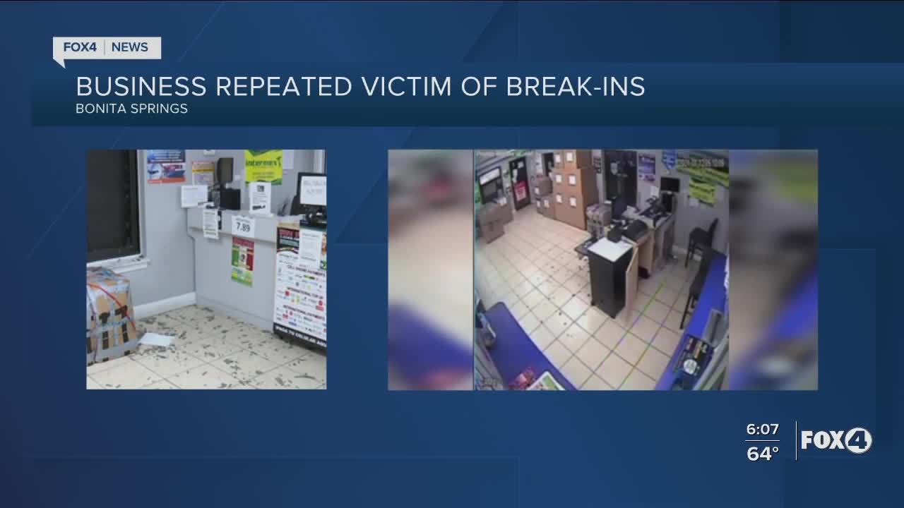 Multiple break-ins at check cashing business