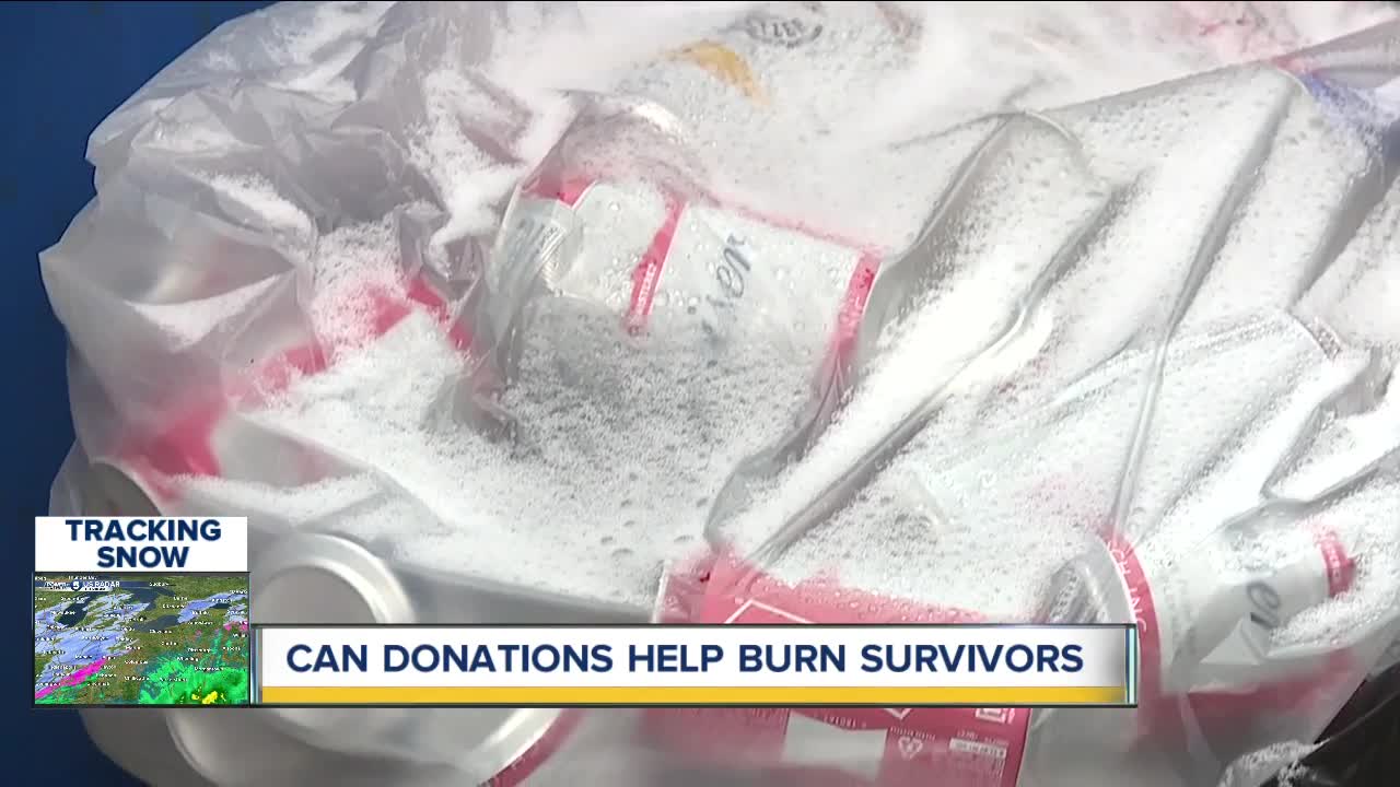 Donate cans to your local fire department to benefit Aluminum Cans for Burned Children Foundation