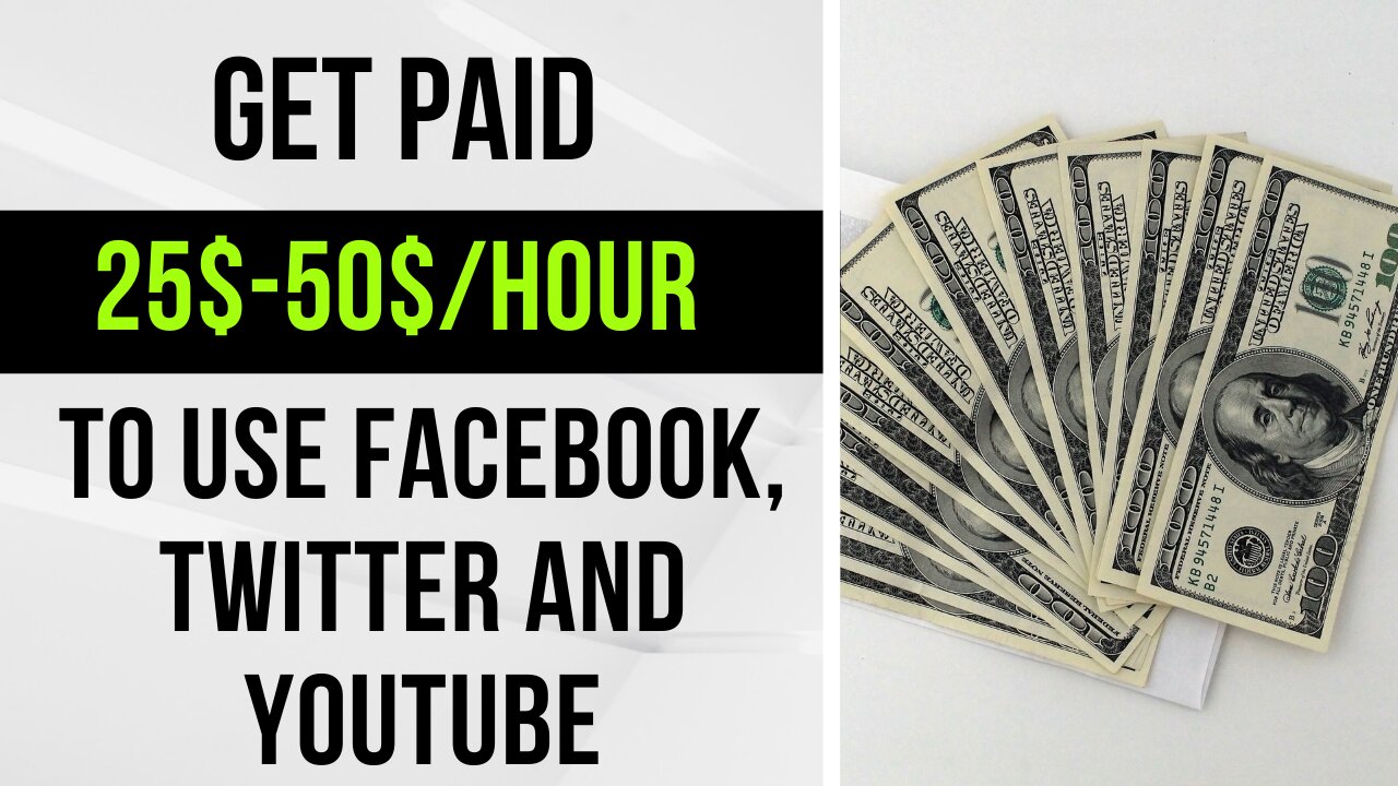 Get Paid To Use Facebook, Twitter and YouTube