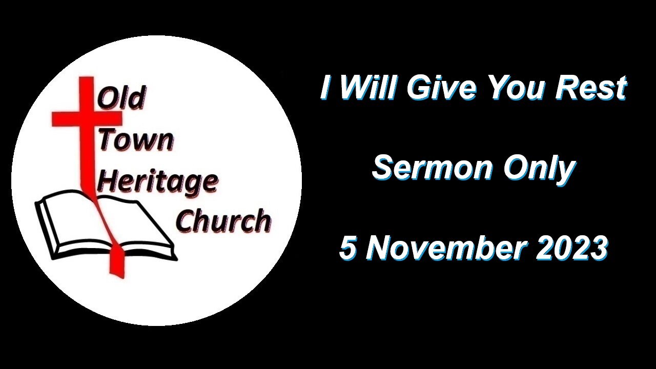Take My Yoke Upon You (Matthew 11:25-30)