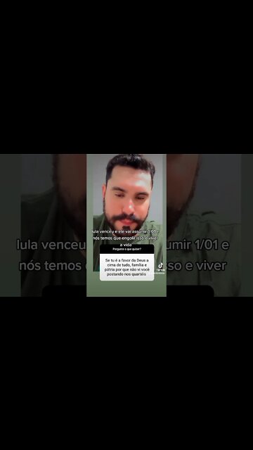 O que vai adiantar ficar em frente aos quartéis se dia 01 de Janeiro o Naine assume!