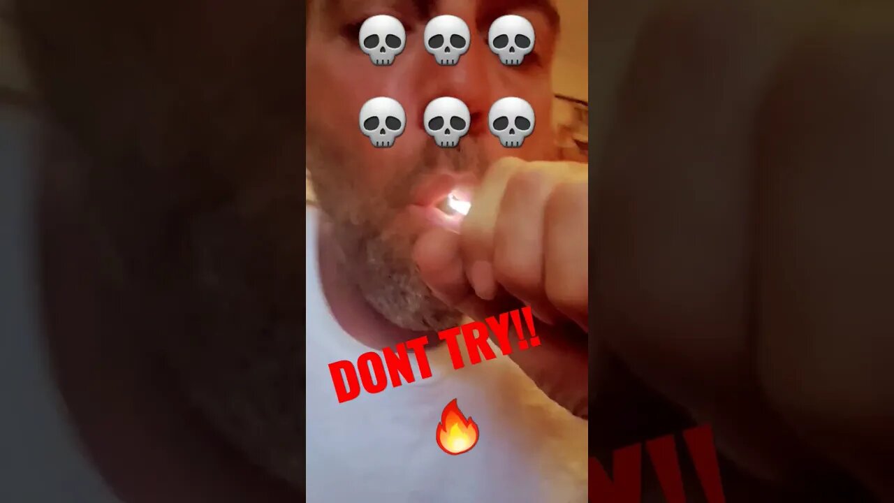 Lighter Flame Trick Don't try at home!🔥