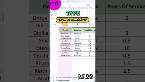 Easy way to find Latest Data in Excel #shorts #googlesheets #viralvideo