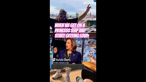 WE GO HARD 🛳️🤷🏻‍♂️ #travel #shorts #cruise #kamalaharris #funny