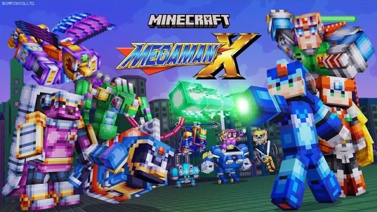 Mega Man X Minecraft Crossover!!! (Switch version is too buggy to play!)