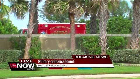 Discovery of military ordnance causes evacuation