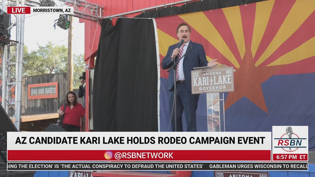 Mike Lindell's Full Speech at the Kari Lake Rock and Roll Rodeo in Morristown, AZ 3/5/21