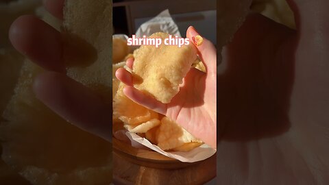 Shrimp chips from real chips