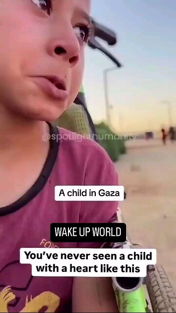 A Message from a Heartbroken Child in Gaza 💔 🇵🇸🇵🇸