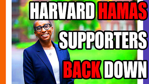 Harvard Backs Down On Support For Hamas