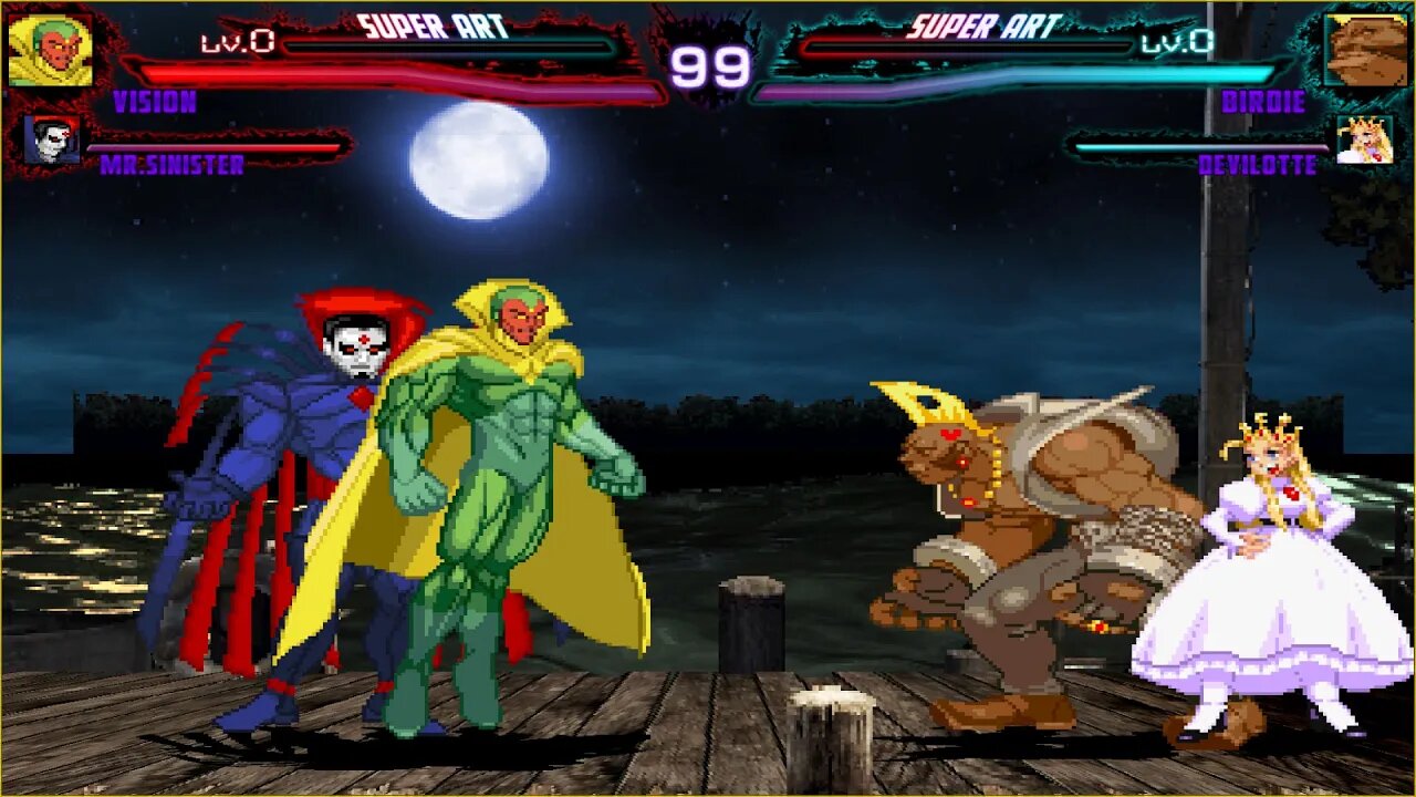 Mugen: Vision/Mister Sinister vs Birdie/Devilotte
