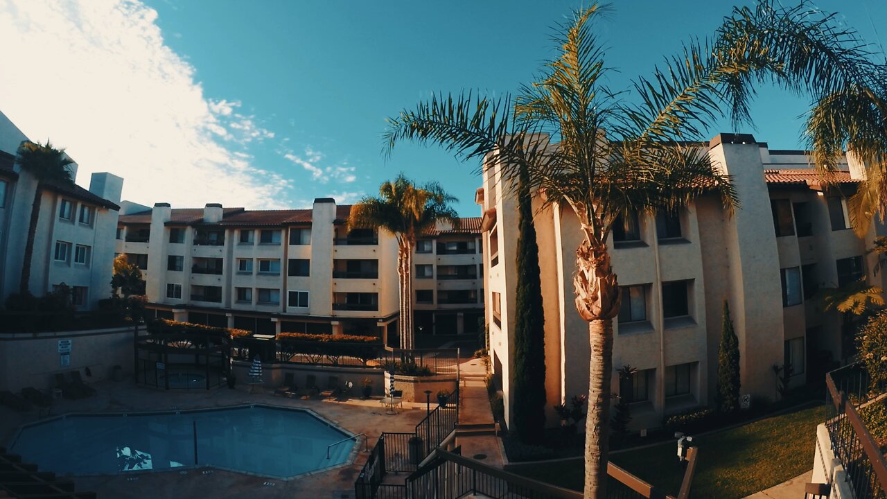 Blasian Babies Family Vacation Condo Pool Sunrise Time Lapse!