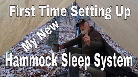 Setting Up New Hammock - Ayamaya Underquilt - Tarp - Test Run at 501 Shelter Appalachian Trail