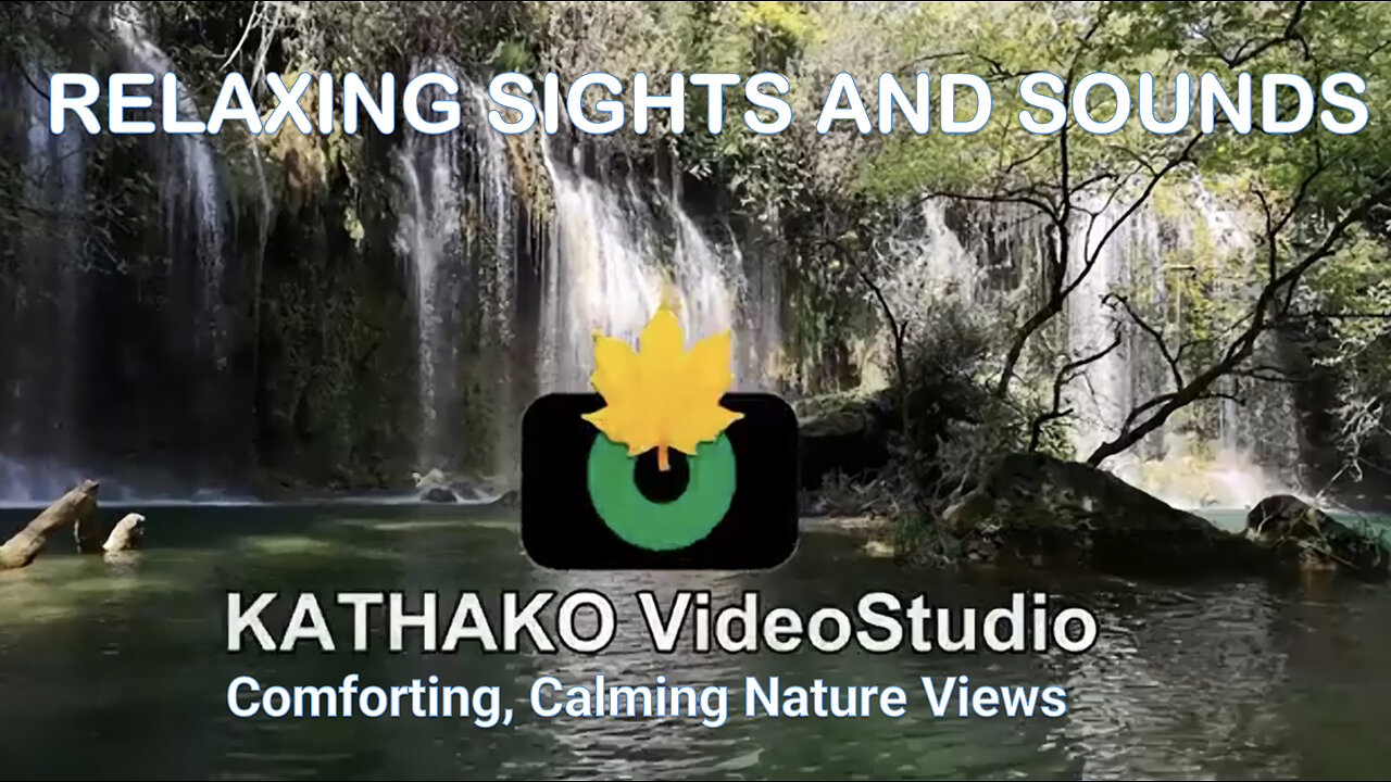 Relaxing, Calming. Comforting Music, with Nature, Waterfalls, Rivers, Streams, Meditation Sounds