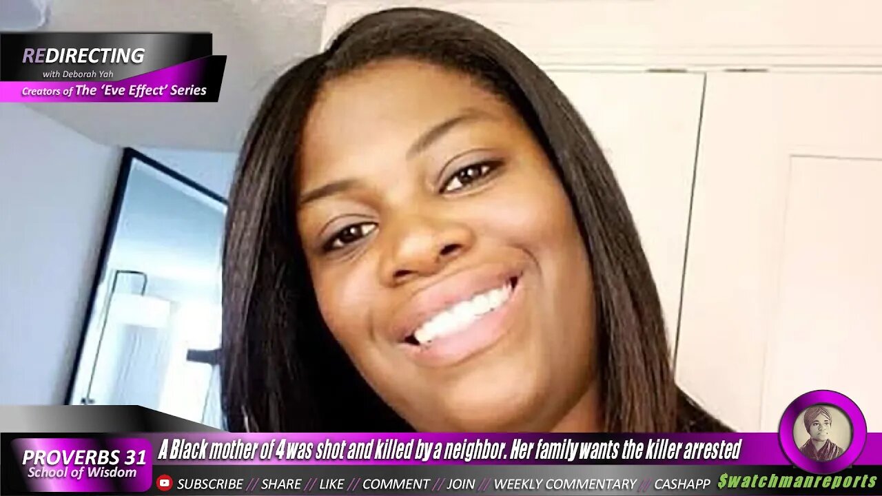 A Black mother of 4 deleted by her WHlTE neighbor. Her family wants the kiIIer arrested