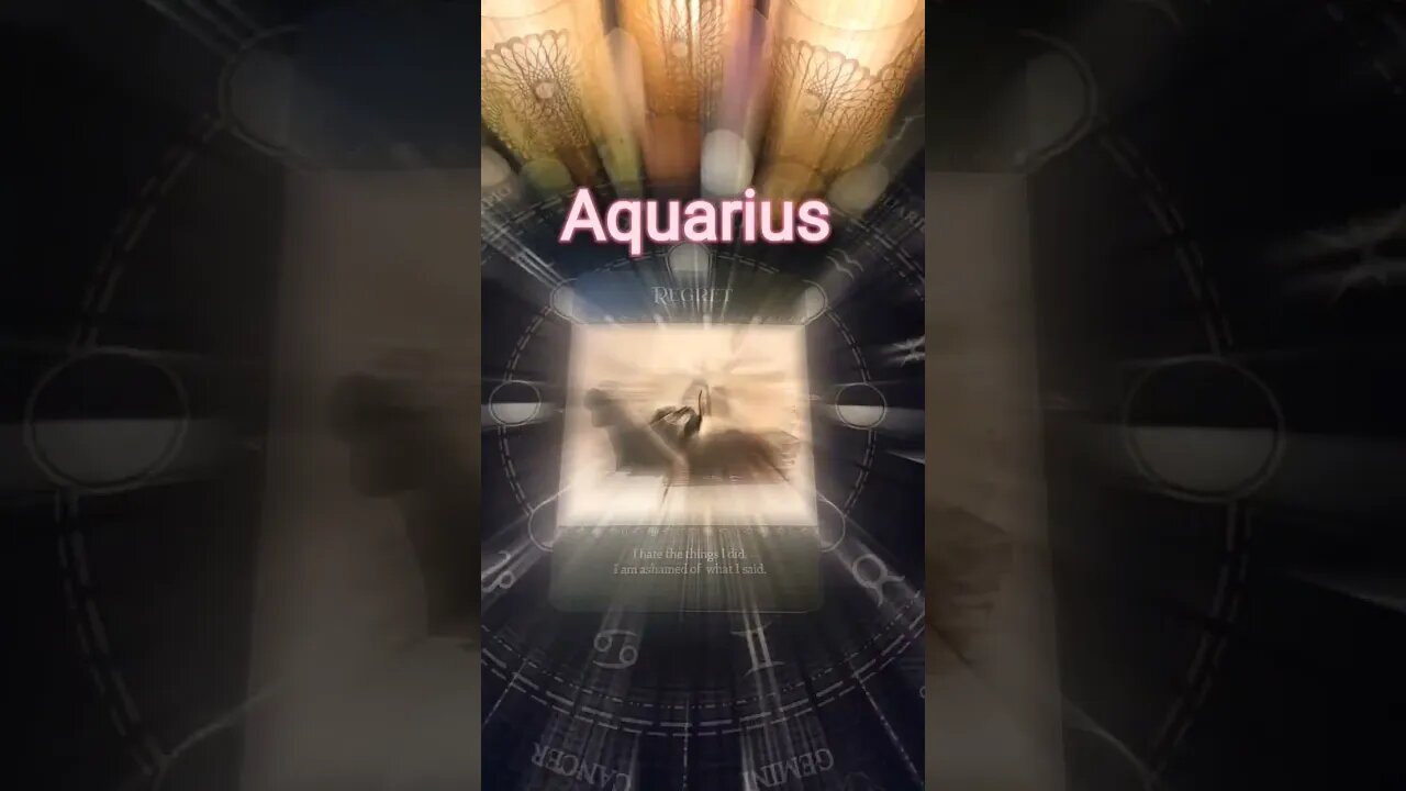 Aquarius ♥️ They'll Do Anything For Your Forgiveness #tarot #horoscope #zodiac #tarotreading
