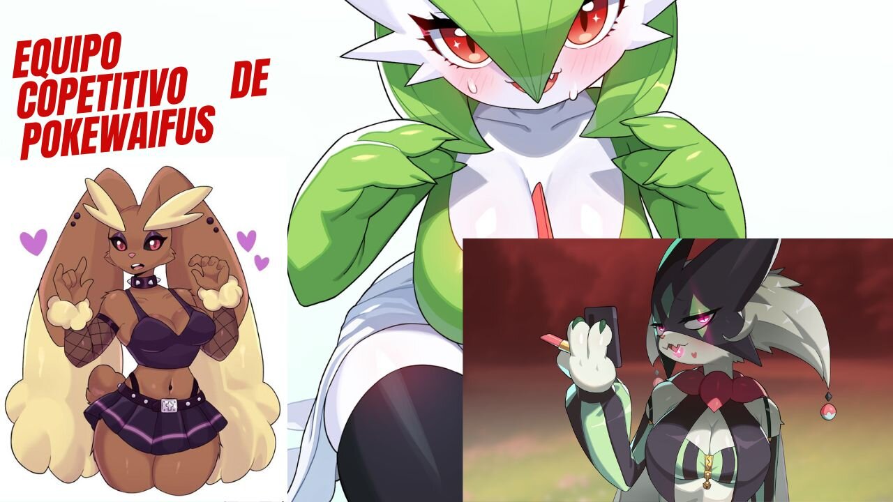 Equipo competitivo de pokewaifus en Pokémon showdown