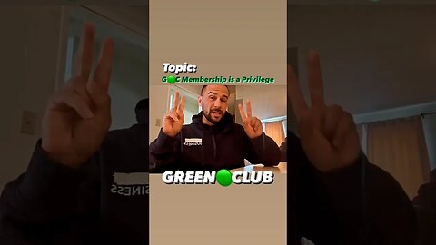 Green Club Membership is a Privilege #shorts #ytshorts