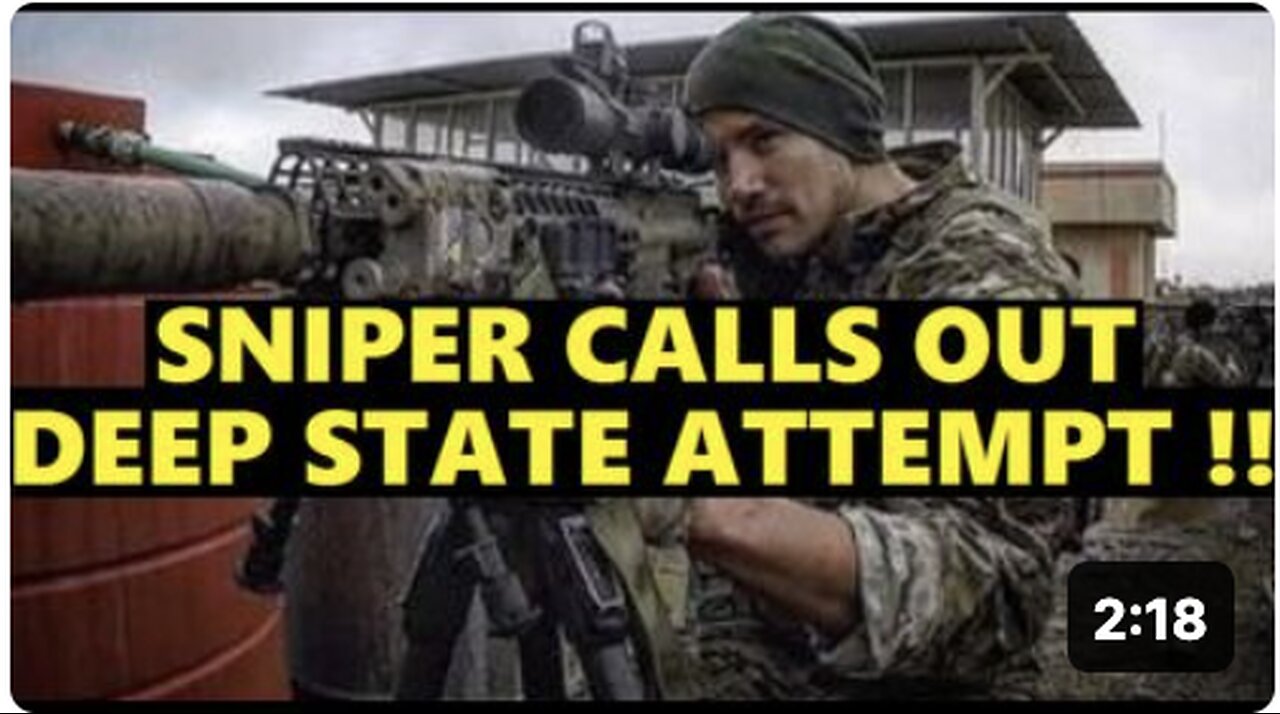 Veteran longest sniper kill calls out Trump assassination attempt by deep state