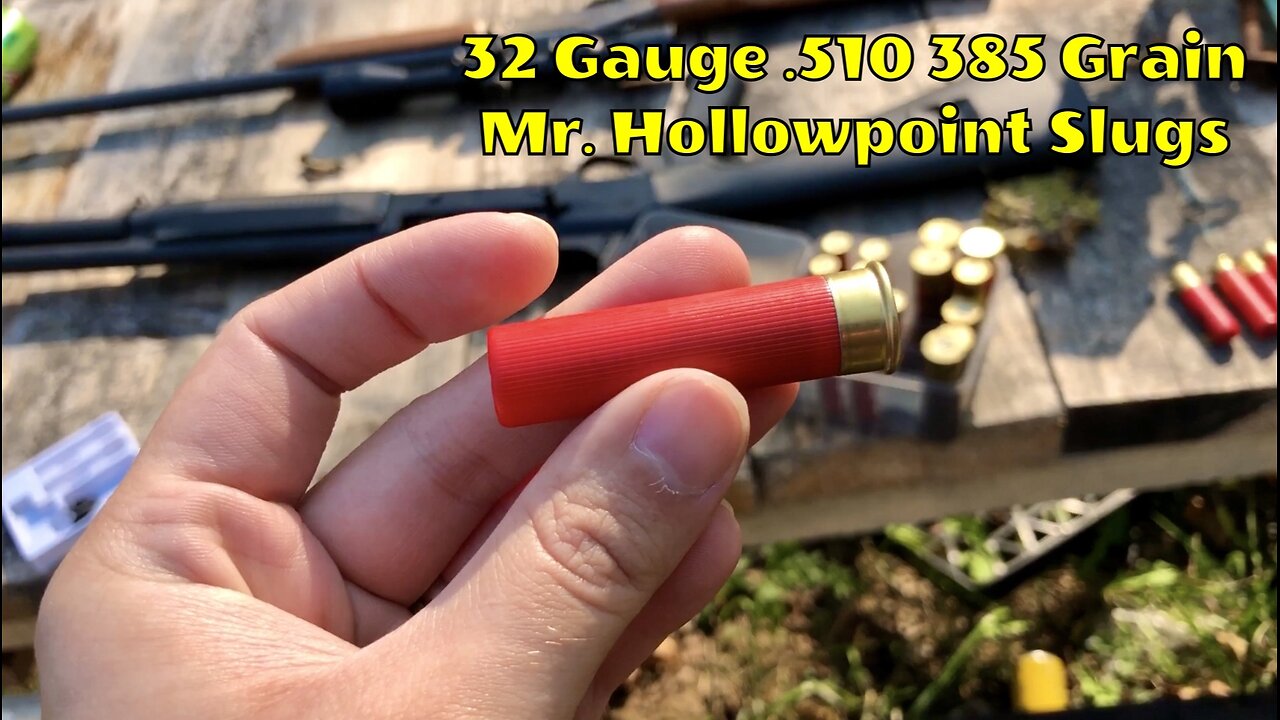 32 Gauge Rifled H&R .510 385 Grain Slug Range Testing