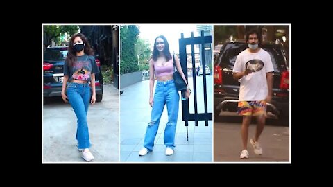 Harshvardhan Kapoor, Nushrat Bharucha & Manushi Chillar Snapped Across The City