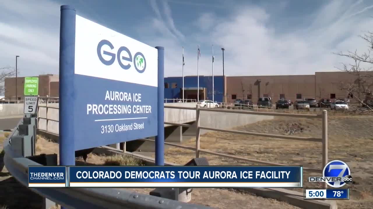 Colorado's congressional Democrats tour Aurora ICE facility, call for changes