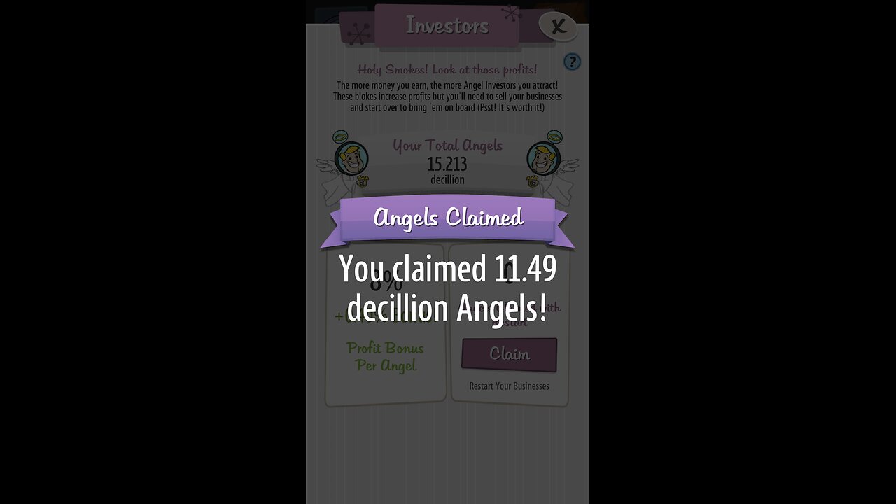 Adventure Capitalist - Moon - From 5.7 to 15.2 decillion Investor Angels - October 2024