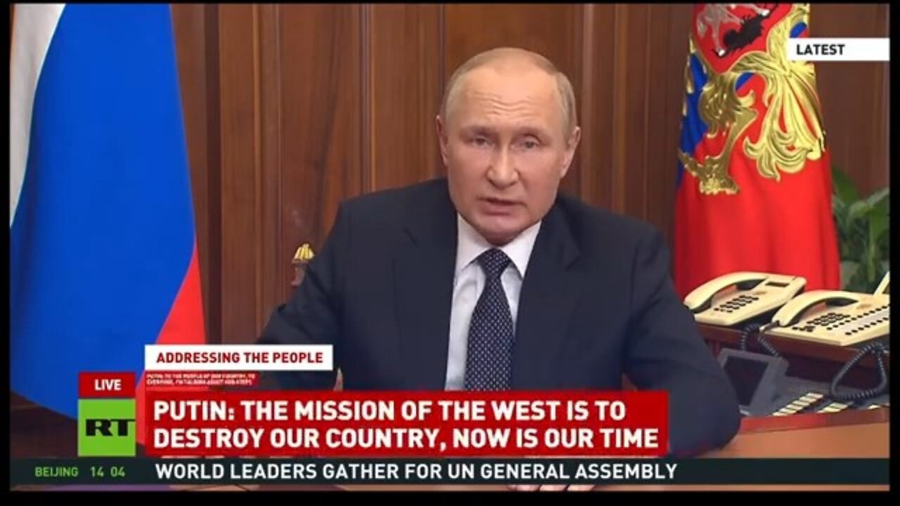 President Putin's Address To The Russian Nation on September 21_2022 (Full transcript below)