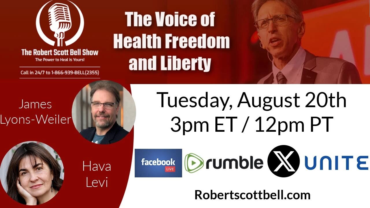 Kamala Booster Mandate, James Lyons-Weiler, MPOX Fear Porn, Hava Levi, Mandate Moment of Duh, Healing Naturally, Herbalism - The RSB Show 8-20-24