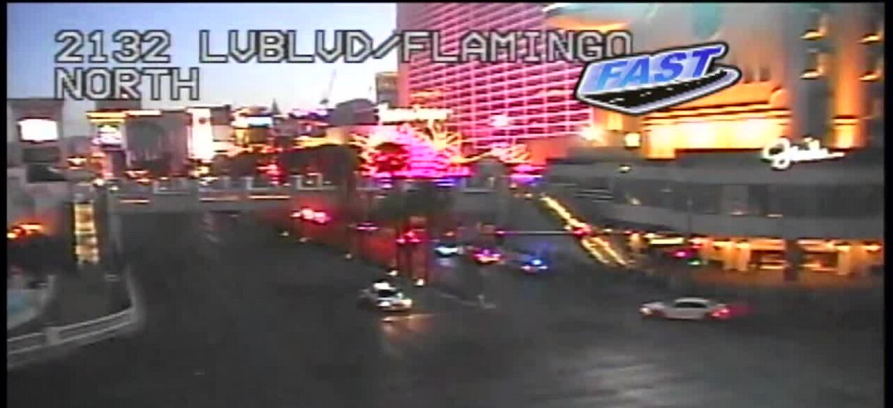 PD: 1 person shot on Las Vegas Strip sidewalk, near Flamingo Road