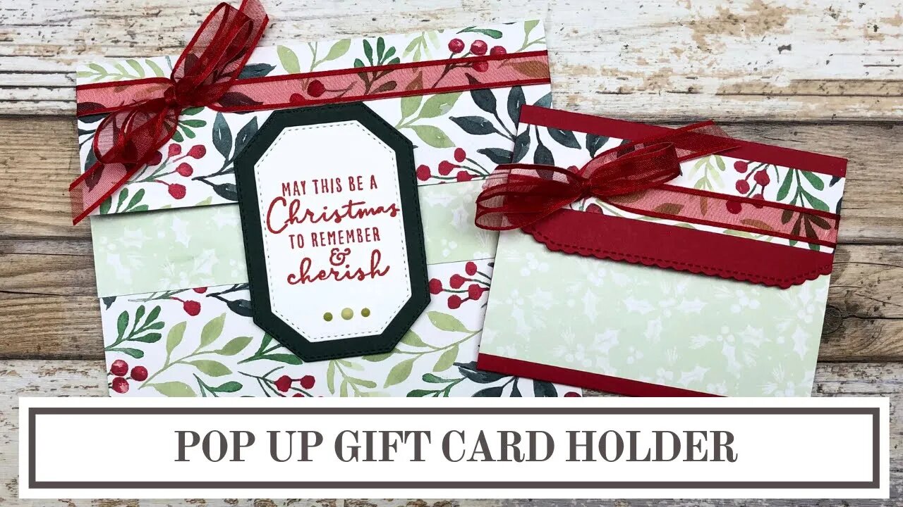 Pop Up Gift Card Holder and Packaging Ideas